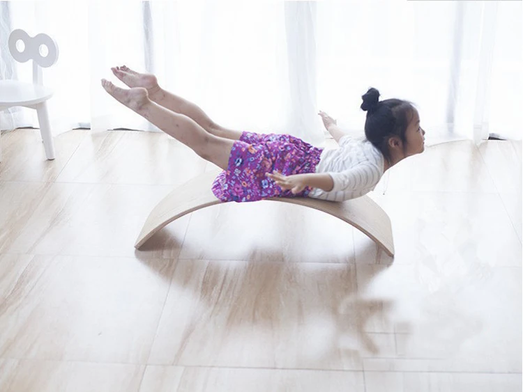 Бит 2025 Лидер продаж Высококачественная деревянная балансировочная игрушка из натурального дерева Экологически чистая доска для детей