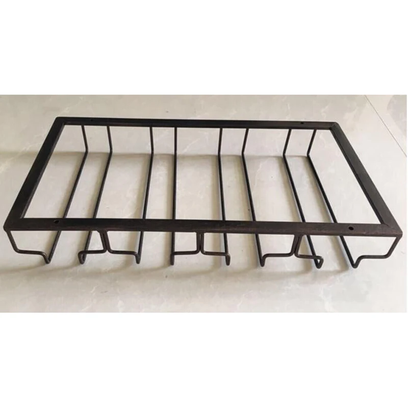 Wine shelf goblet rack