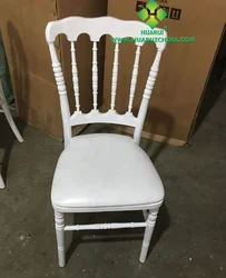 Metal Core Resin Stackable Napoleon Chair