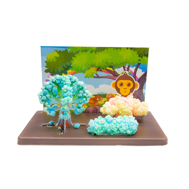 DIY  Magic  growing paper  tree blooming toys  for Kids science toys  Forest Monkey Juguete Toys