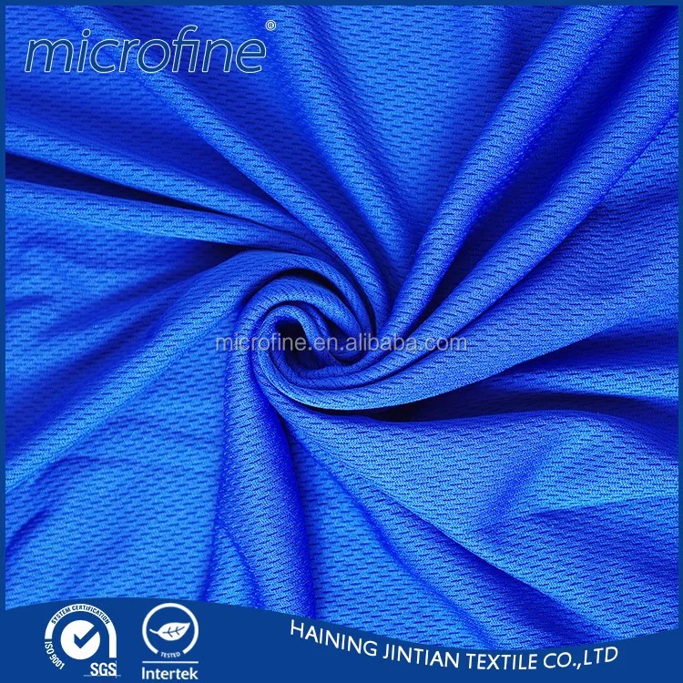 100% полиэстер сухой fit птица глаз сетка для спортивной одежды