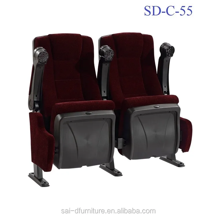
SD-C-55 Theater Furniture Used Home Cinema Seats, Folding Home Theatre Chairs Price 