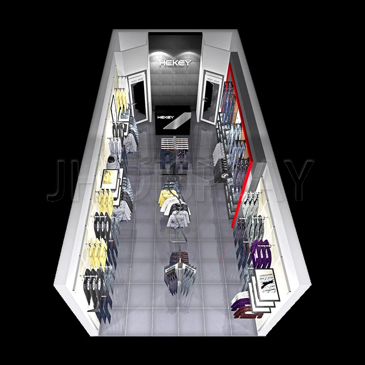 
High Quality Display Rack Garment Furniture Design Custom For Clothing Store Display 