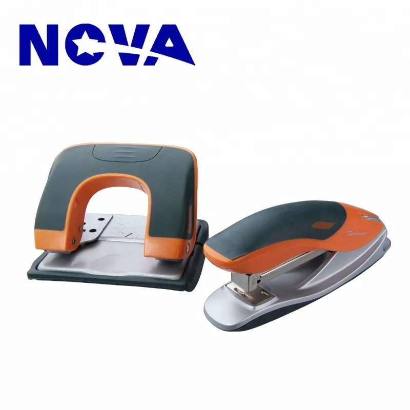  Custom shape office plastic hot stapler staple free Custom