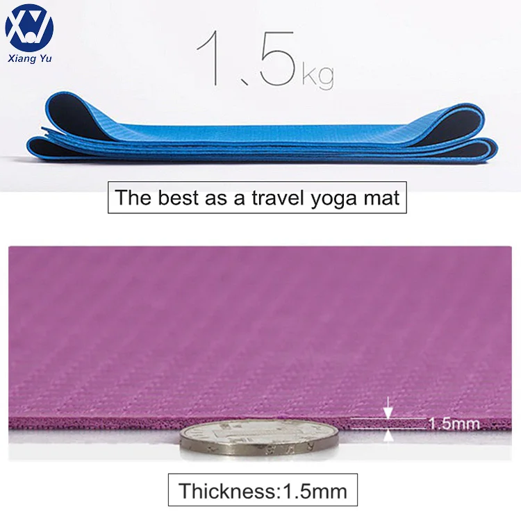 
New Arrival No PVC or latex cheap rubber yoga mat 