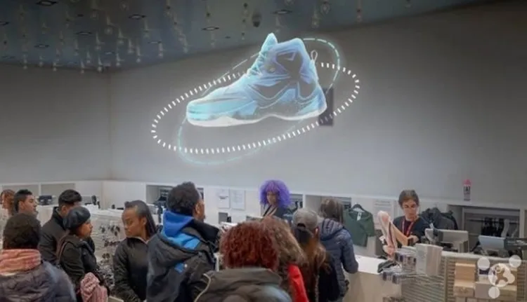 Hologram Led Fan 3d Air Hologram wifi version