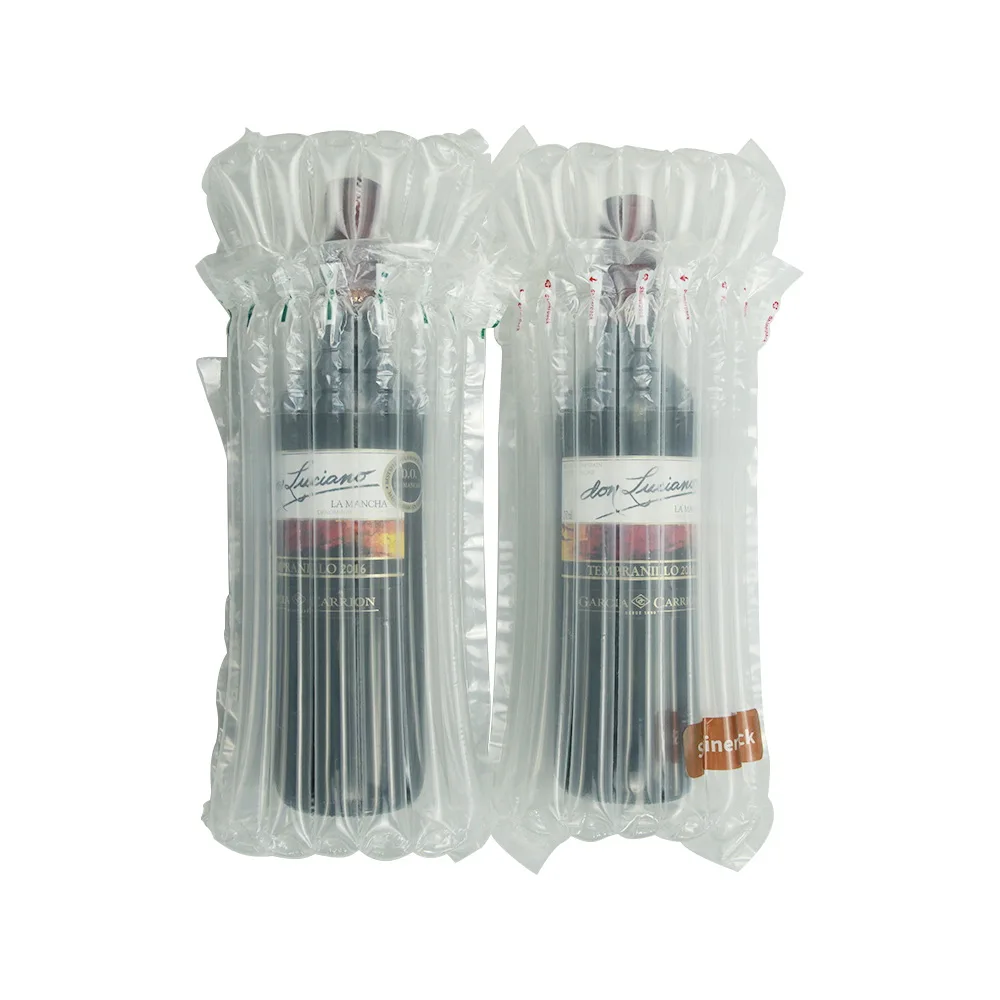 High Quality Air Column bags for wine bottle air inflatable bag packaging wine bottle protector