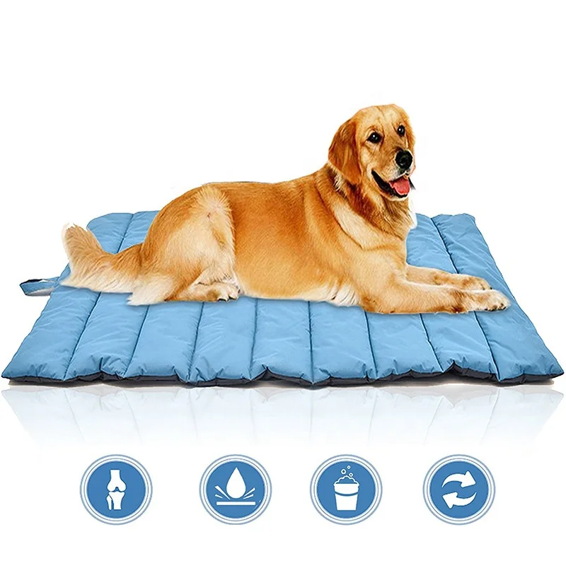 Wholesale Pet Supplies Foldable Cozy Roll-up Dog Sleeping Bed Pet Mat With Oxford Fabric