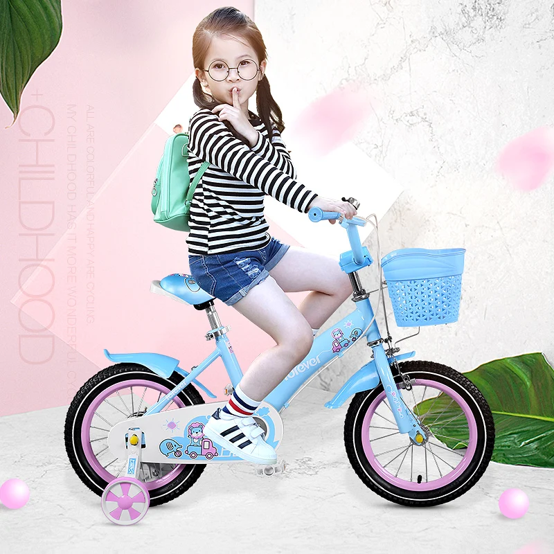 FOREVER High Carbon Steel 12 14 16 inch Pink Blue Cheap Bike for Kids Child Girl Children OEM style cheap baby bicycle