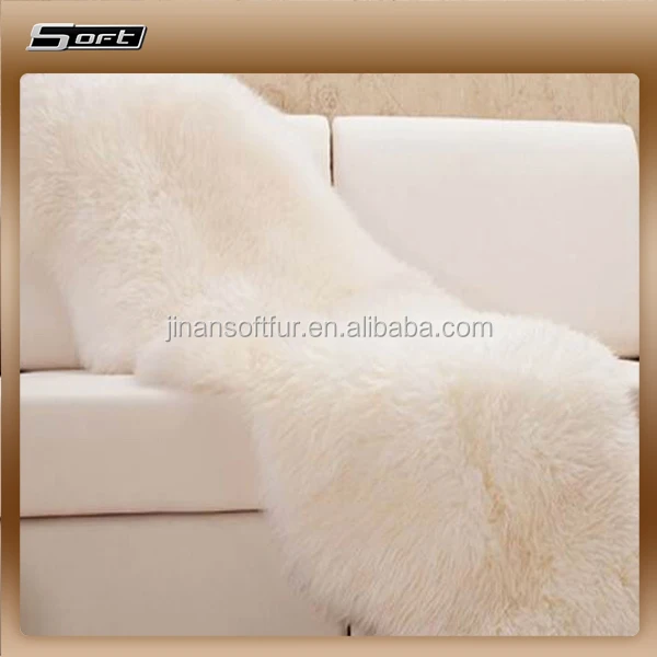 Plush durable Aussie Sheep Lamb Wool Textiles Leather Fur Rugs