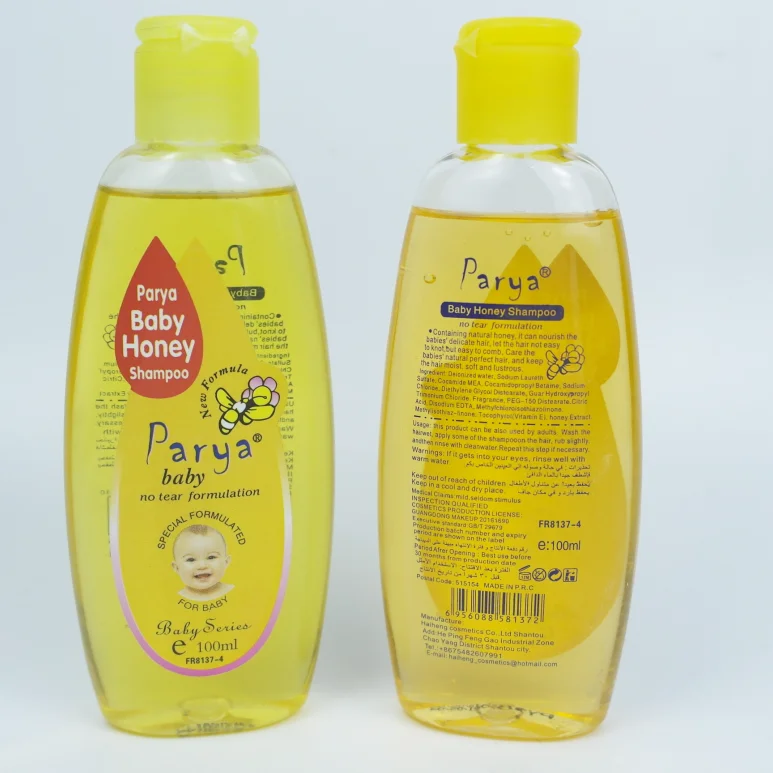 
Parya natural healthy safety 100ml pure mild 2in1 baby body care honey shampoo 
