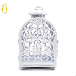 New Vintage Moroccan style Antique Wedding favor hanging metal candle lantern