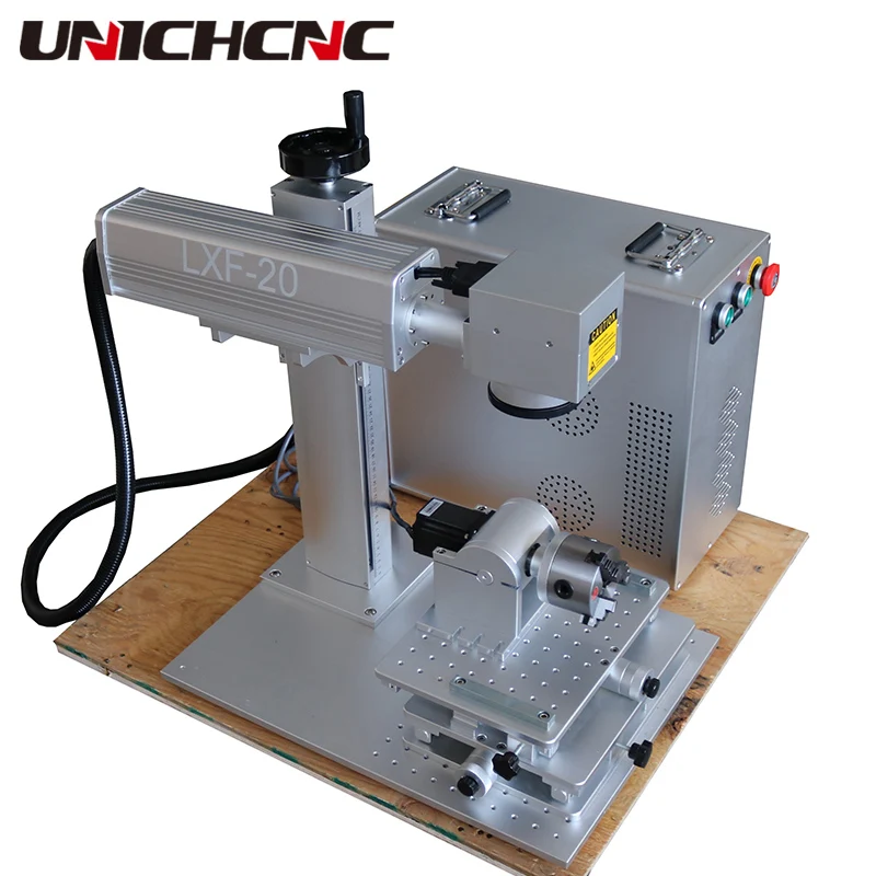 20w 30w 50w 100w carbon steel ring fiber laser marking machine