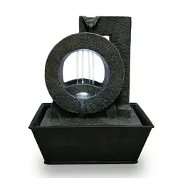 indoor artificial rock waterfall tabletop water fountain