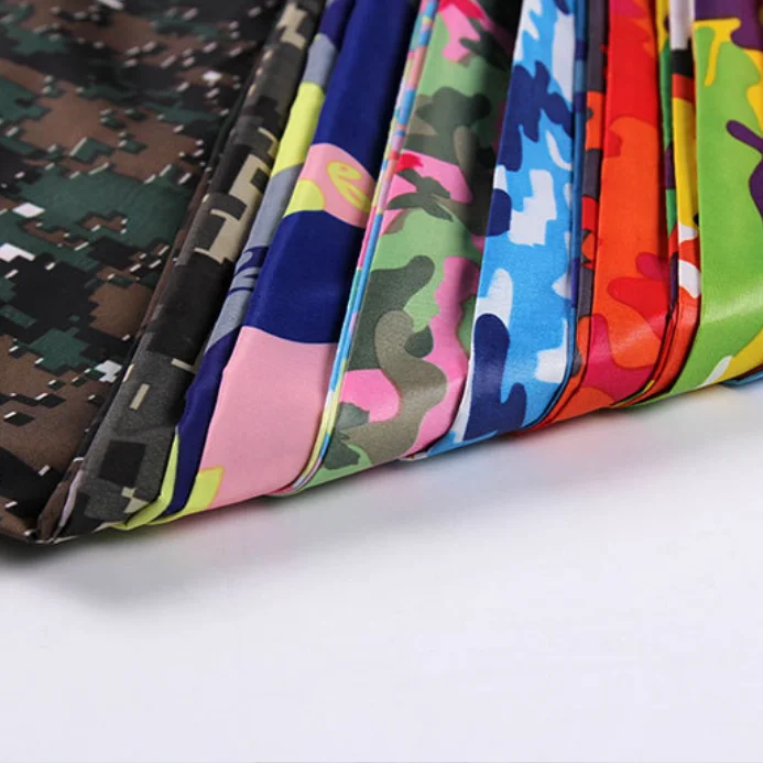 Nylon taffeta camouflage printed fabric military camouflage fabric for hunting camouflage clothing