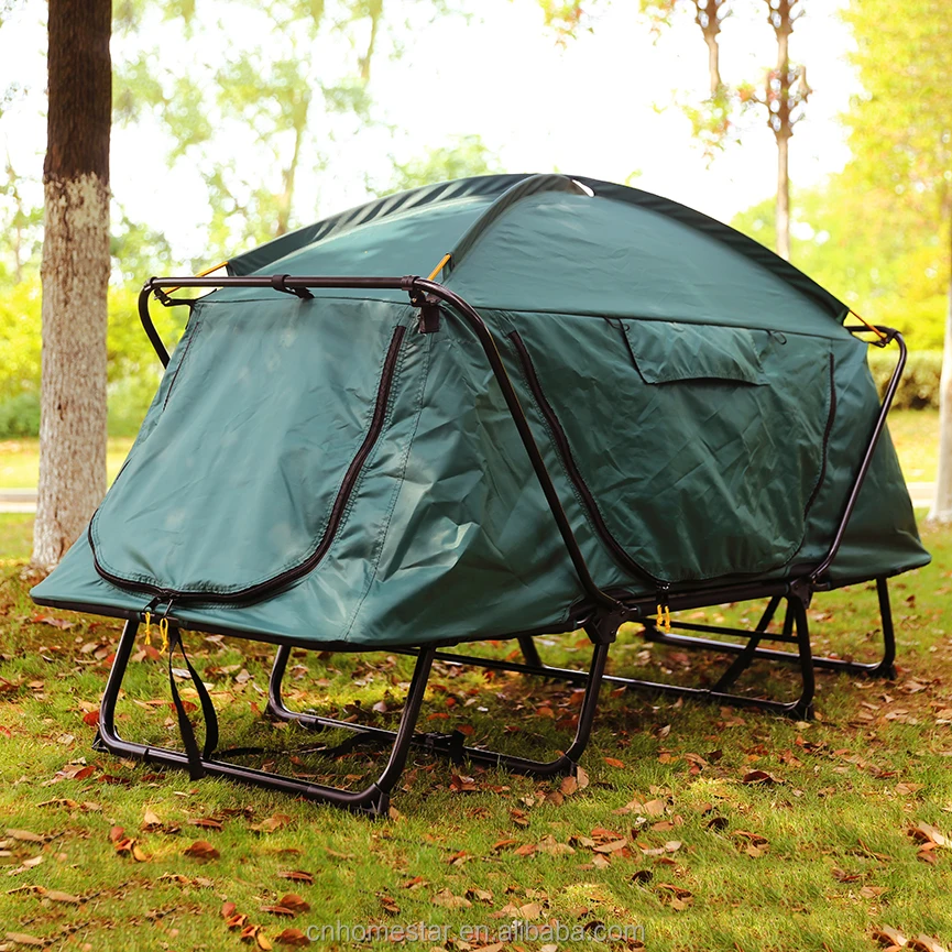 Eco-friendly Portable Lightweight 12 men fabric double swag camping tent