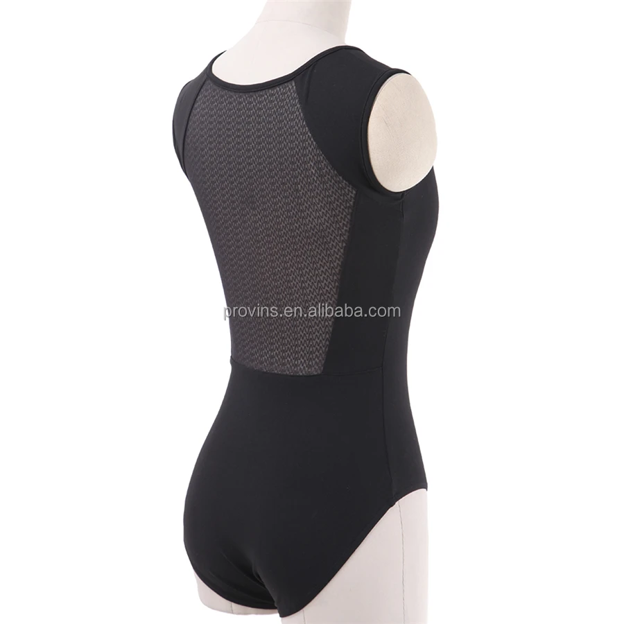 Adult Girls Sexy Mesh Back Gymnastics and Ballet Dance Leotard