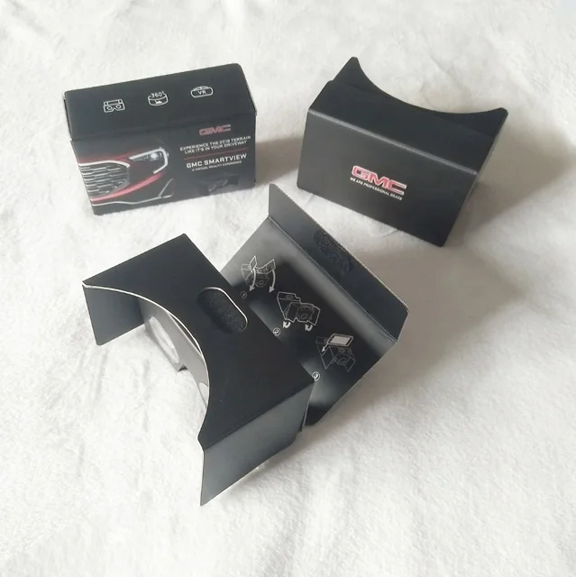 2018 custom printing google cardboard V2.0 virtual reality glasses 3d vr glasses for 3.5-6' phone, google cardboard VR glasses