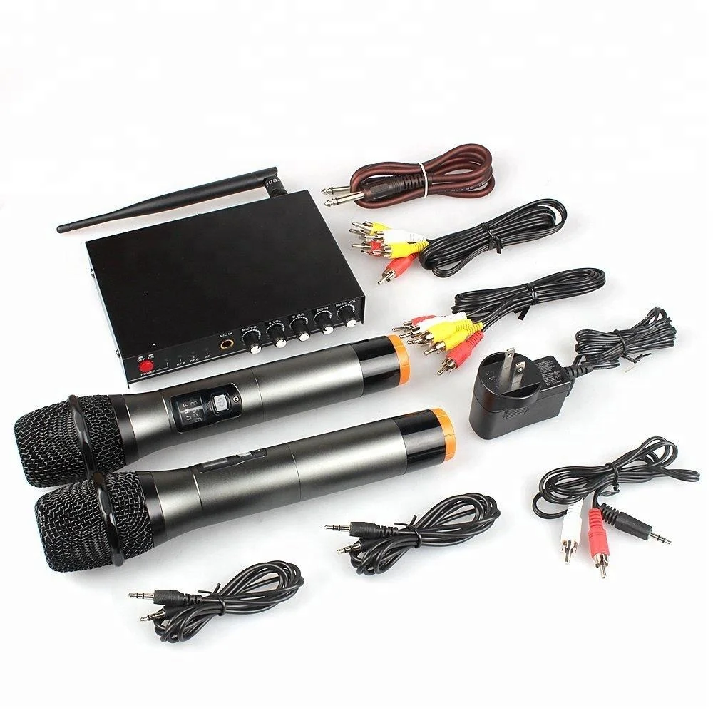 Новый дизайн динамический Высокочувствительный UHF лучший беспроводной микрофон