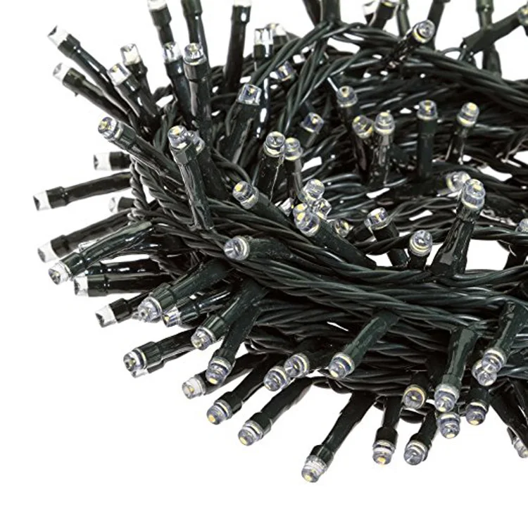 LED light chain 25.5 m, 360 LEDs , green cable, with memory controller