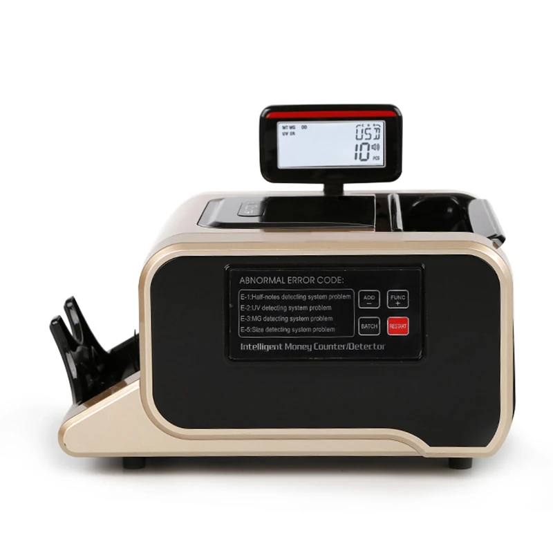FJ08B feelteck 2 pocket banknote counting machine money counter