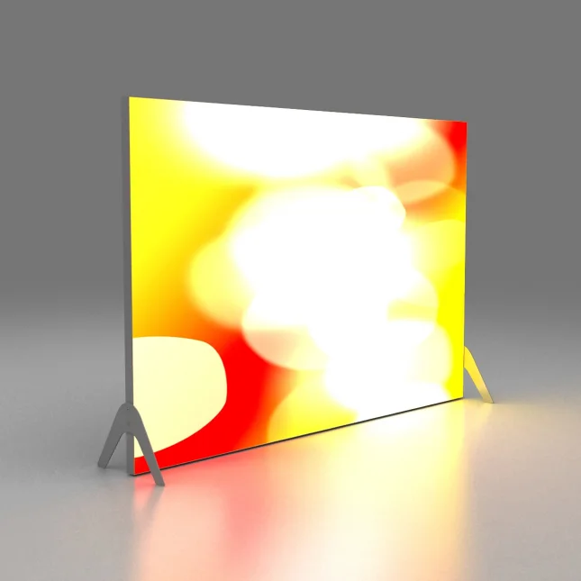 Manger Silicone-Edge Textile Graphics Frame LED Backlit Lightboxes Textile Aluminum Backlit  Fashionable Led Fabric Light Box