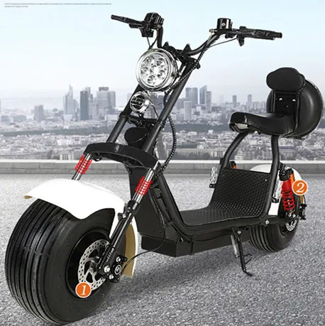  EEC COC 2 seat citycoco 2000w 1000W 3000w со съемной батареей под сиденьем