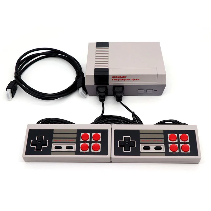 2021 Factory CoolBaby HD Out Retro Classic Game Player TV Video Childhood Built-in 600 games 8 Bit HD Port Video Game Console