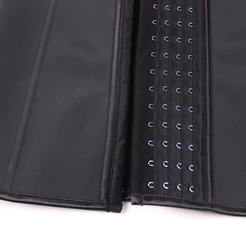 
Brand New 4 Row Hooks Women Latex Corset Slimming Body Shaper Bustier Steel Boned Waist Trainer Corsets Black Plus size Cincher 