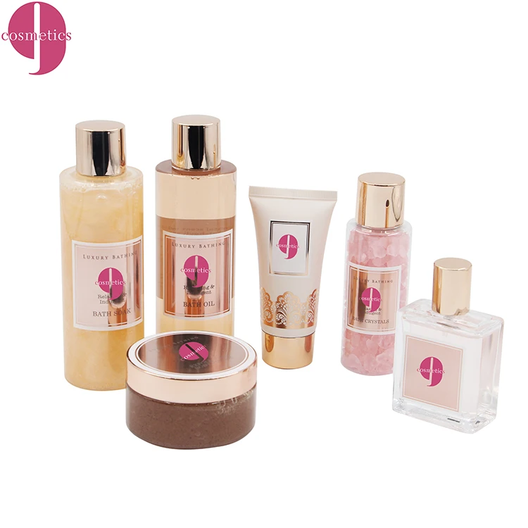 Body luxurious toiletry moisturizer bath gift set for woman