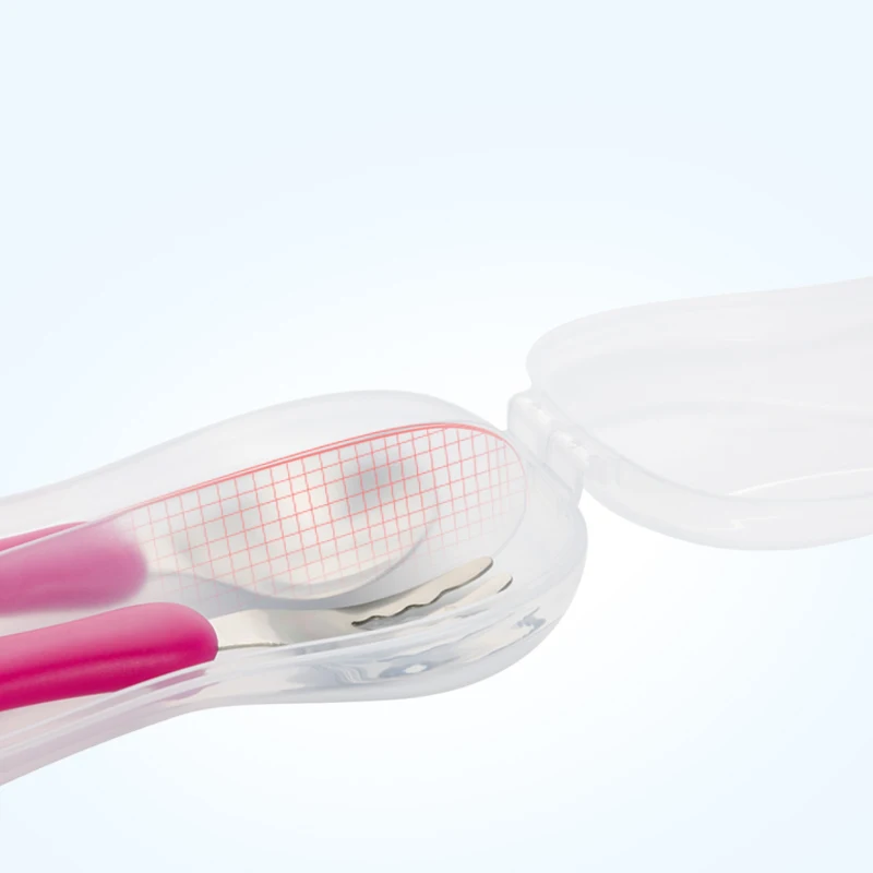 Новый дизайн подарок для детей ложки из нержавеющей стали ножи набор посуды малышей