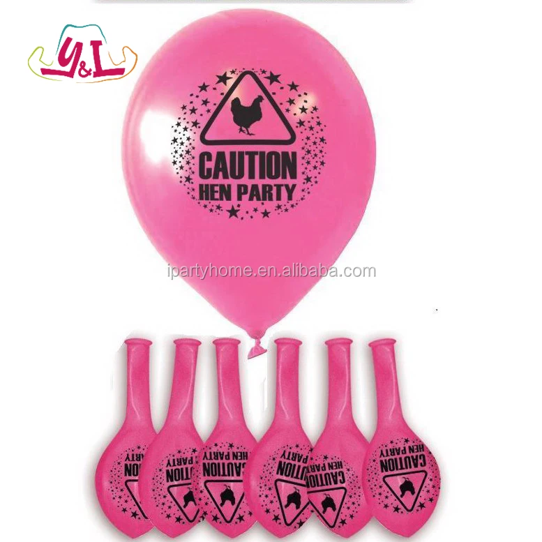 Events And Wedding Decoration Hen Party Latex Balloon