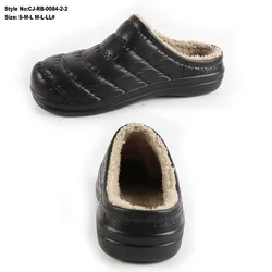 Садовая обувь для мужчин и женщин, садовая обувь из ЭВА, на меху, на платформе