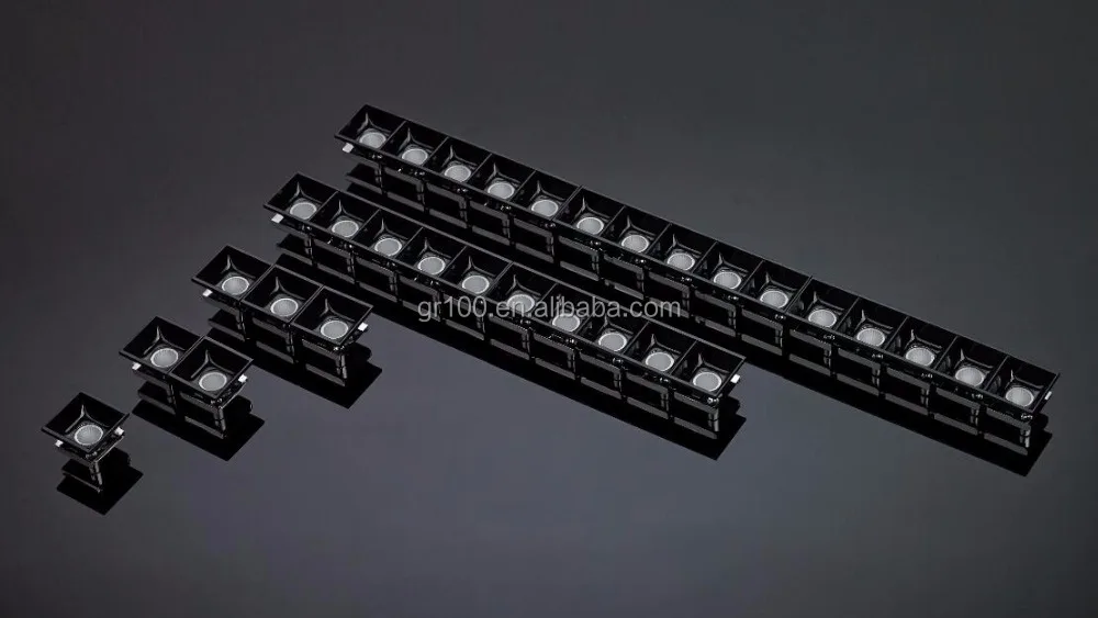 High quality low price square led reflectors for led downlight with cob led holder