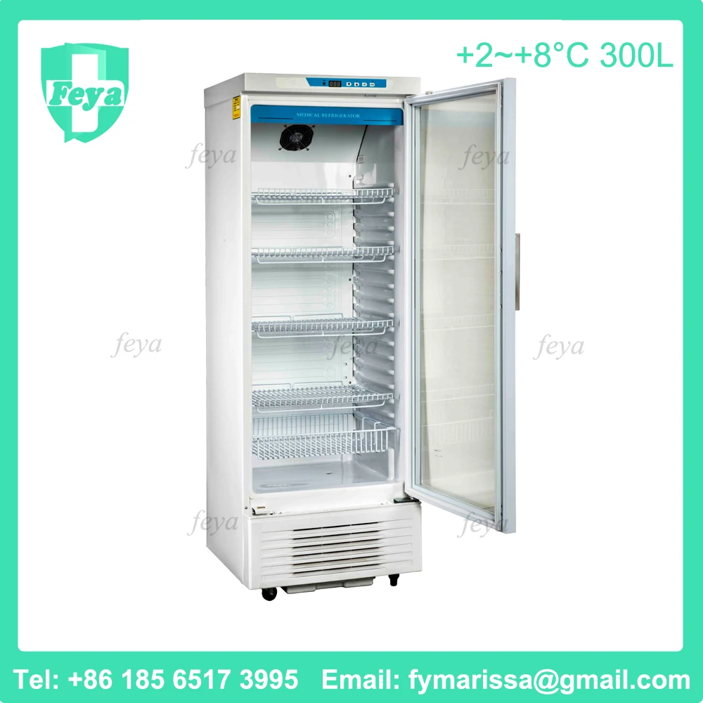 +2~+8C Medical Laboratory Pharmarcy Vaccine Upright Refrigerator with CE and 3 Years Warranty