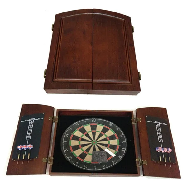 Professional bristle Dartboard with Deluxe Cabinet and Darts