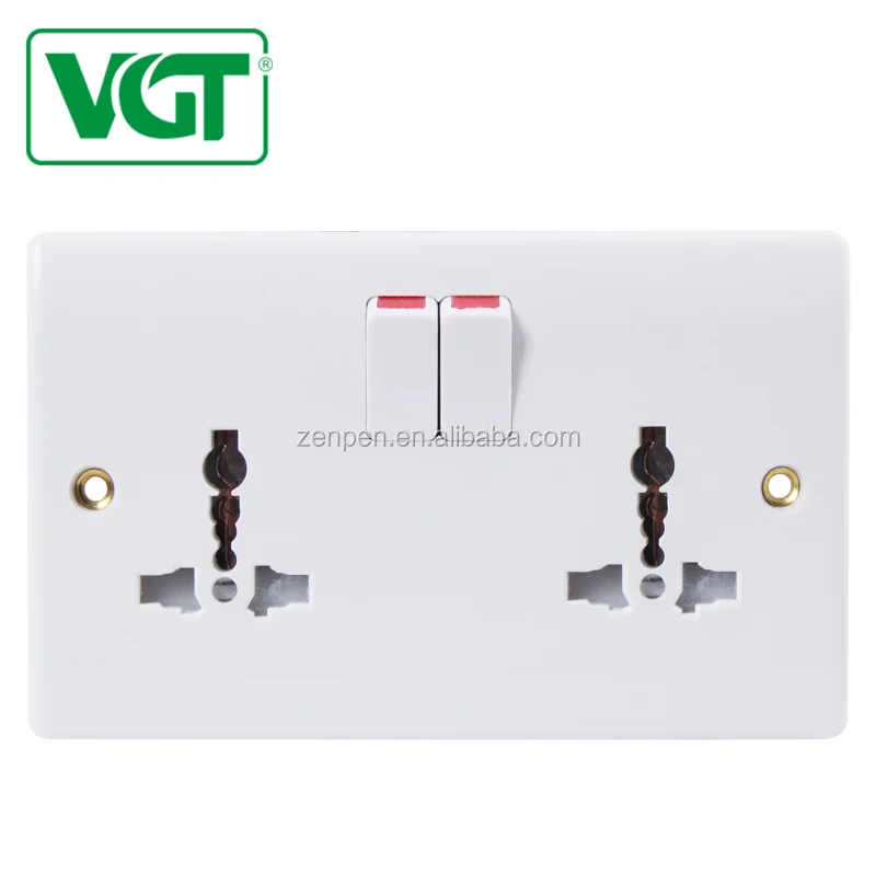 Напрямую с фабрики продажи 13amp двойной переключатель гнездо