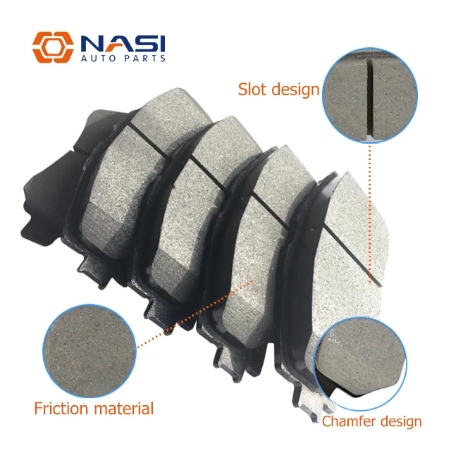 
Factory export ceramic auto brake system brake pads 