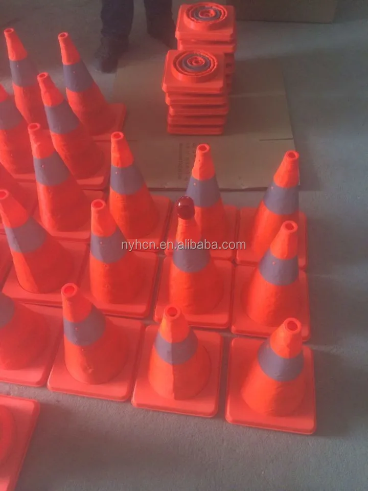 Reflective 900mm foldable  Warning PVC Traffic safety Cone