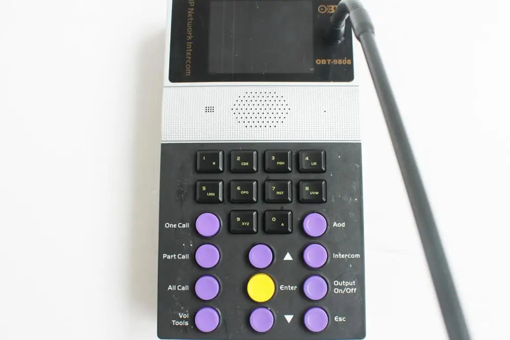 OBT-9808 IP сети Ethernet оповещения по громкой связи беспроводной микрофон для конференц-системы оповещения Система внутренней связи