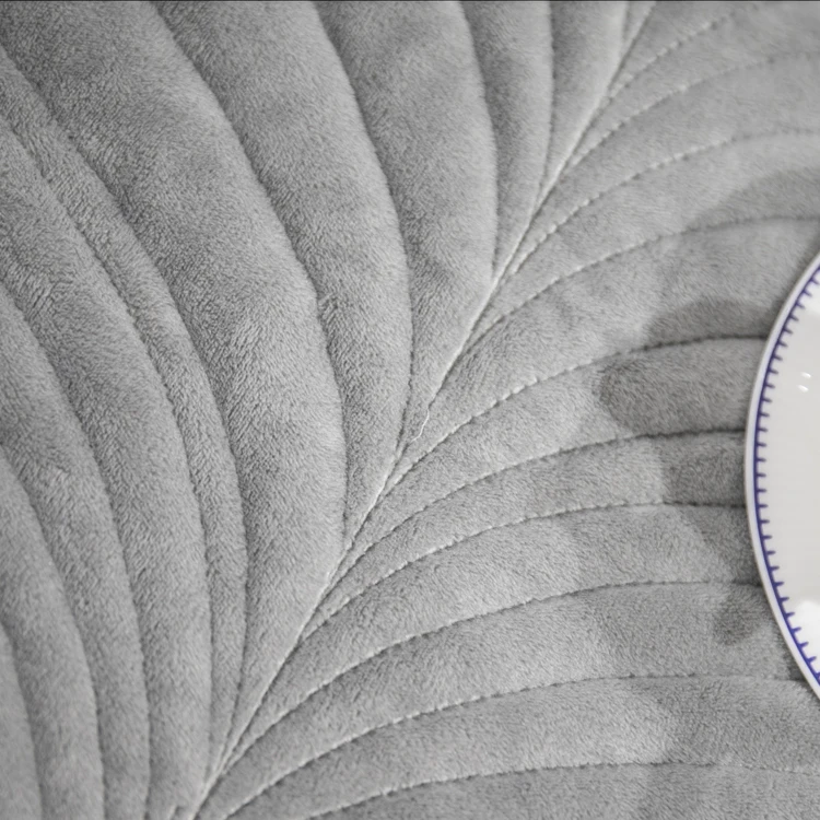 Solid Grey king Size Lightweight Washed Quilt Set Coverlet Bed Comforter Bedding Bed Sheets Sets