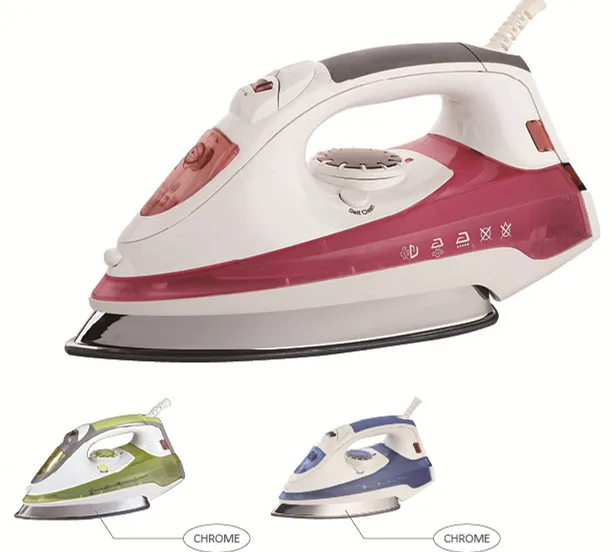 
 HANA новый модный дизайн мягкая ручка самоочищающийся Профессиональный паровой утюг электрический паровой утюг с индикатором  