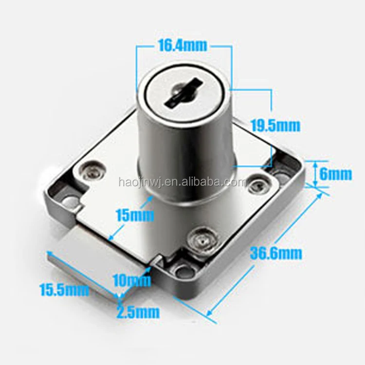 High quality durable office computer desk door master key system cabinet drawer lock