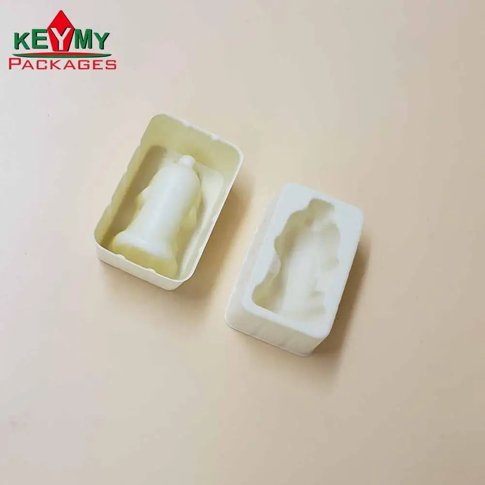 
customize environmental flocked blister tray for charger packing 
