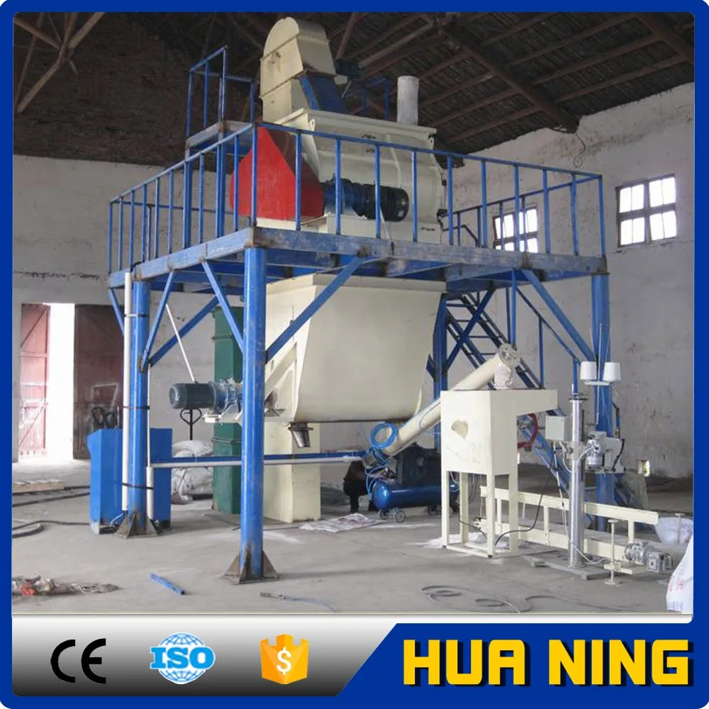 Full Automatic Dry Mortar Production Line/Ceramic Tile Adhesive Mixing Machine