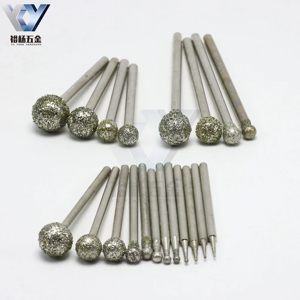 Профессиональное ювелирное оборудование 10 шт. для ювелирных изделий резьба алмазное долото удаления заусенцев алмазный круглый камень инструмент