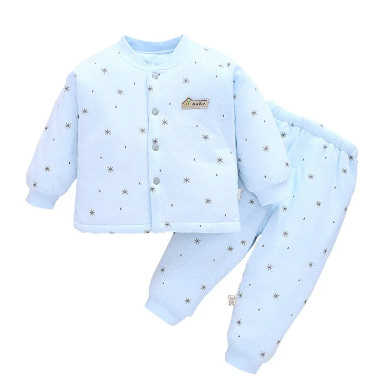 
Hot explosions quilted thickened two-piece cotton coat newborn baby cotton underwear 