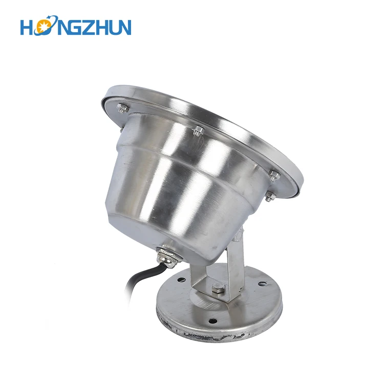 Outdoor Waterproof IP68 Stainless Steel RGB LED Pool Lights 3W 6W 9W 12W 15W 18W RGB Underwater Boat Light for Swimming Pools