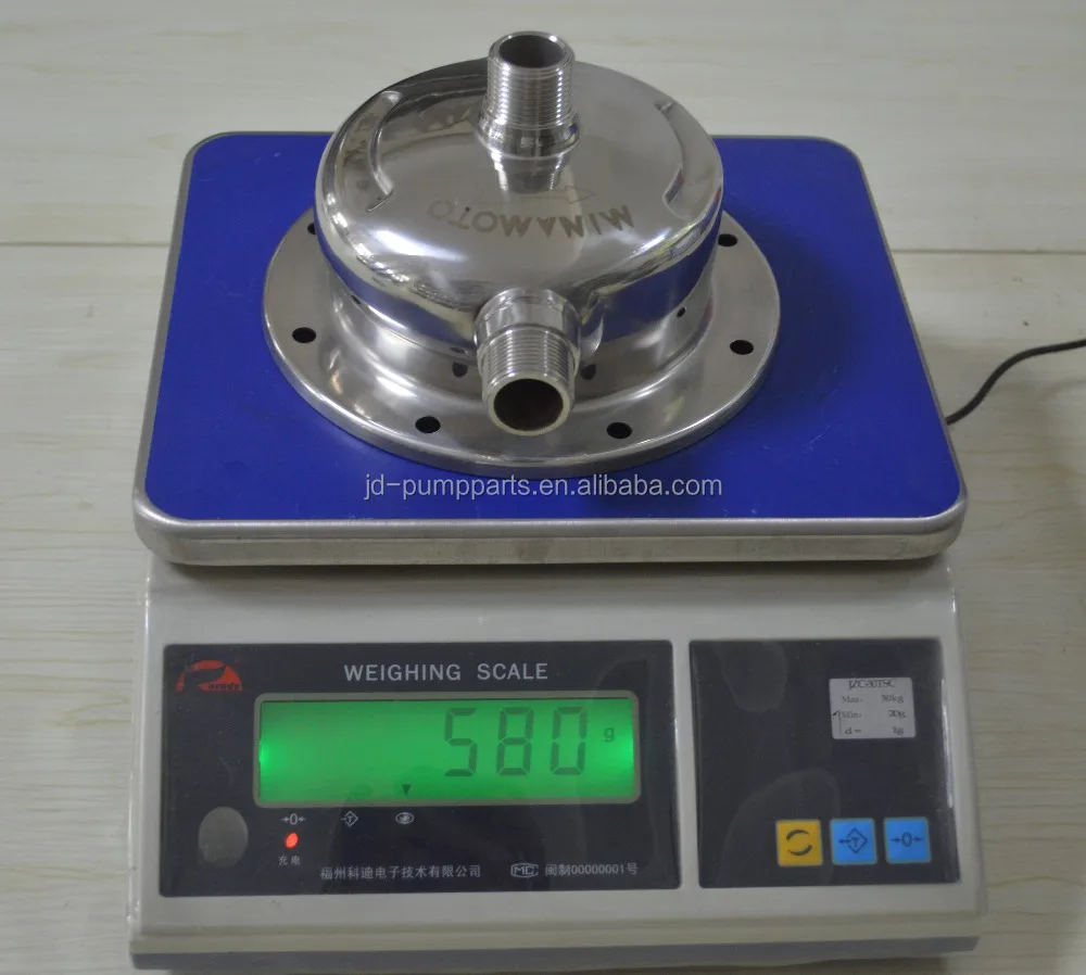 
Stainless steel pump body set for SCM series centrifugal pump with close type impeller-63#- inside thread 