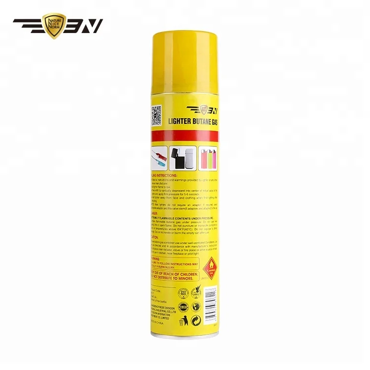 280ml Aerosol Lighter Butane Gas, Portable Torch Lighter Gas Refill, 3N Ultra Refined Gas Refill for Camping